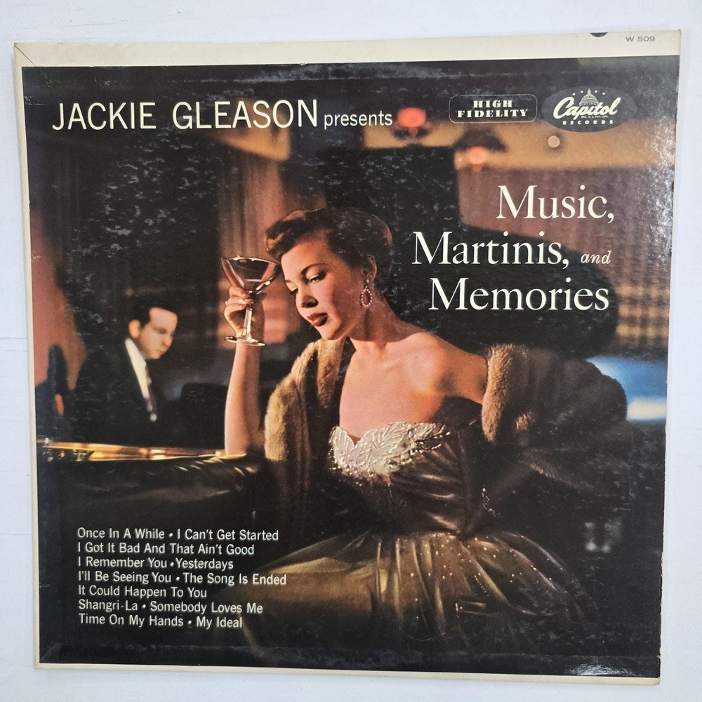 Jackie Gleason - Music, Martinis, and Memories LP VG/VG+ Easy Listening 1954